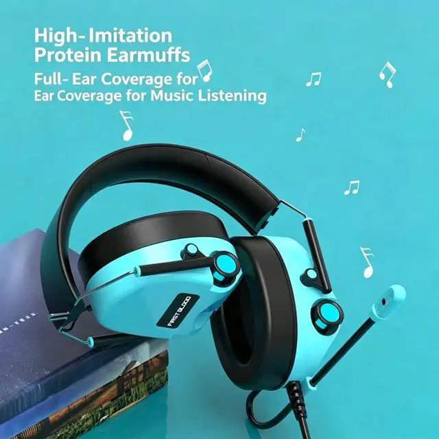 Alt view image 3 of 6 - FirstBlood H10 Virtual 7.1 sound, Comfortable to wear, Noise-canceling microphone, Folding design, Multifunctional In-line Control Design,colorful loop lights, Suitable for Gaming