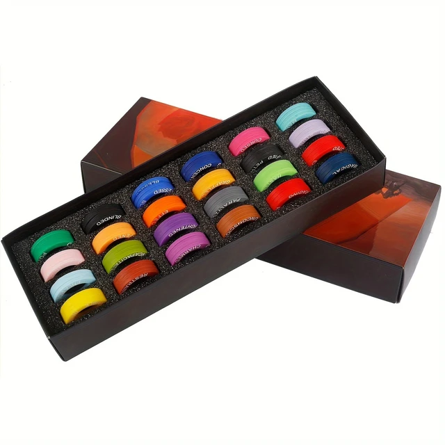 Alt view image 3 of 6 - 96 PCS DND Status Effect Rings, 24 Colorful RPG Condition Markers with Storage Box, Silicone Condition Tracker Rings for Dungeons and Dragons Tabletop RPG Board Games Gift