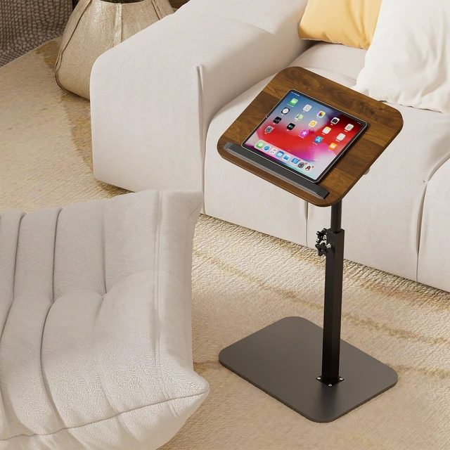 Alt view image 5 of 7 - Adjustable Side Table, C Shaped End Table For Couch, 360° Swivel Small Side Table End Tables For Living Room, Bedroom, TV Tray Table For Couch, Side Tables For Small Spaces/home Decor-living Room Deco