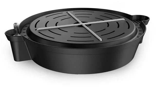 Main image of Self-Watering Fabric Pot Base, 4-Pack Auto-Irrigation Water Delivery System with Reservoir Meter, Elevated Plant Saucers for Use in Indoor Grow Tents, Greenhouses, and Outdoor Gardens