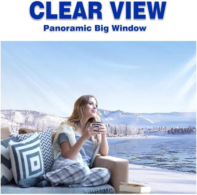 Alt view image 4 of 5 - Clear Window Sidewall for 10x10 Canopy Frame, 3 Pack Sunwalls Only,(White)