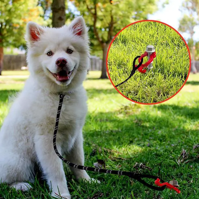 Alt view image 5 of 5 - 12 Pcs 12" Aluminum Ground Anchors, Tent Stakes Heavy Duty for Swing Set Anchors Screw in Kit for Tents, Canopies, Sheds,Amusement Facilities,Swing Sets Outdoor