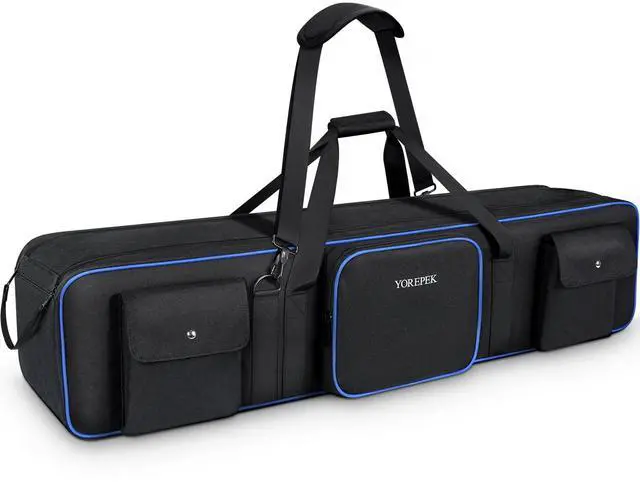 Main image of Tripod Carrying Case Bag 50.5", Resistant Light Stand Bag with 2 Removable Padding, Photo Studio Equipment Case for Tripods, Monopods, Speaker Stands, Umbrellas, Gear, Mic Stand, Tent Pole