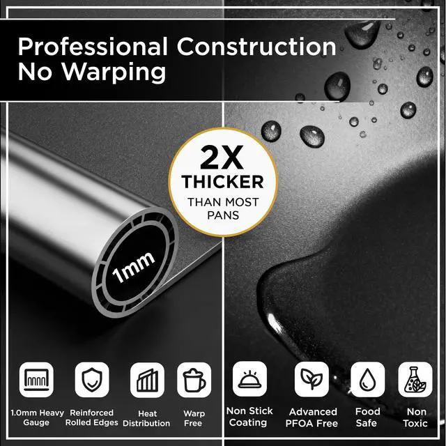 Alt view image 5 of 7 - Pro Mini Cheesecake Pan - Nonstick Carbon Steel, Removable Bottom, 12 Cup, 3-Inch, Easy Clean, PFOA-Free