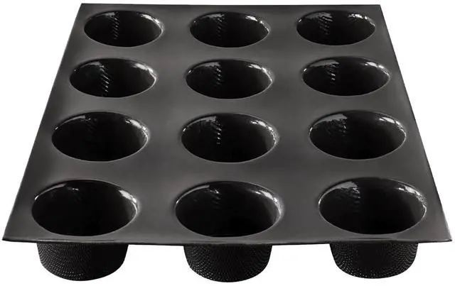 Main image of Flexipan by ® Muffin Pan - The Original Non-Stick Cupcake Mold Handcrafted in France Since 1965 - Trusted by World-Class Chefs - Certified Food Safe Flexipan® Technology (12 Muffins)