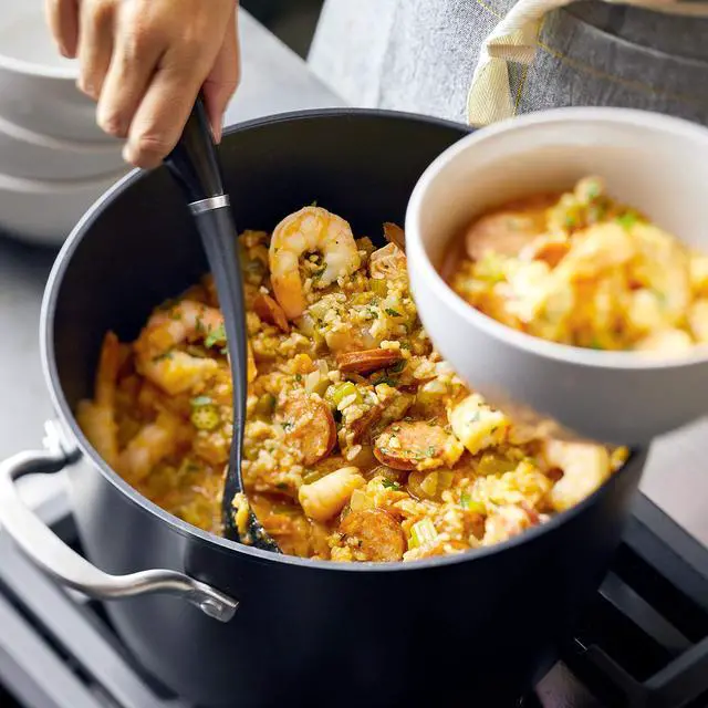 Alt view image 6 of 7 - Hard Anodized Induction Nonstick Stock Pot/Stockpot with Lid, 8 Quart, Matte Black