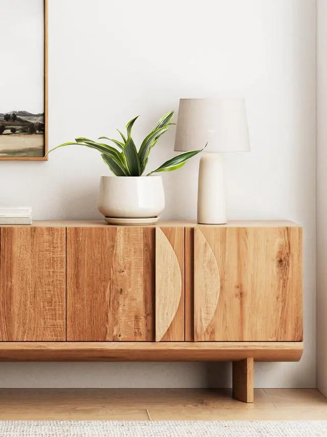 Alt view image 2 of 7 - Ceramic Planter, 10 Inch Plant Pot with Drainage Hole & Saucer Durable Indoor Planter for Modern Home Decor, Reactive Glaze Beige