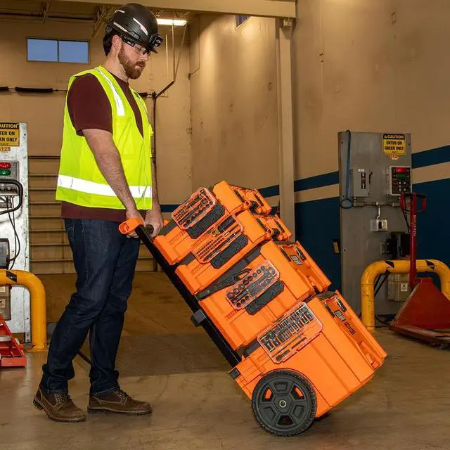 Alt view image 4 of 7 - 65400 KNECT 15-Piece Pass Through Socket Set, SAE Impact Set with MODbox Case, Sockets, Bits, Accessories and 3/8-Inch Drive Adapter