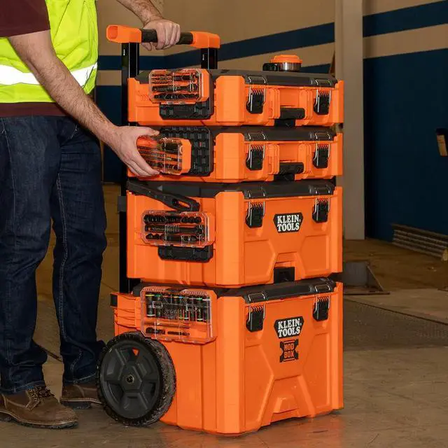 Alt view image 5 of 7 - 65400 KNECT 15-Piece Pass Through Socket Set, SAE Impact Set with MODbox Case, Sockets, Bits, Accessories and 3/8-Inch Drive Adapter