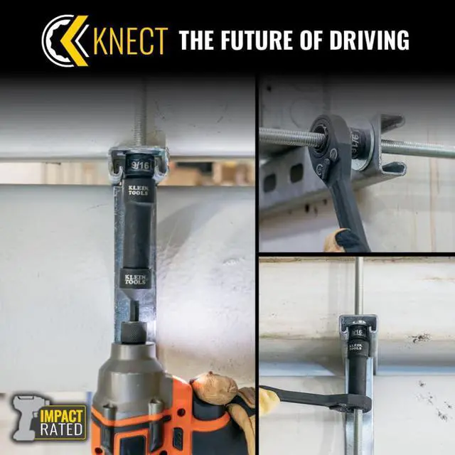 Alt view image 3 of 7 - 65400 KNECT 15-Piece Pass Through Socket Set, SAE Impact Set with MODbox Case, Sockets, Bits, Accessories and 3/8-Inch Drive Adapter