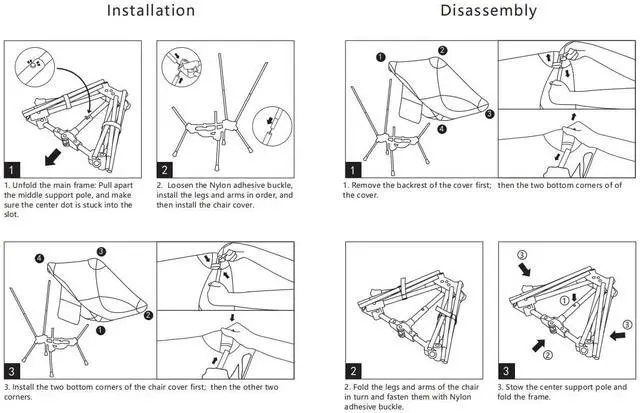 Alt view image 7 of 7 - MOON LENCE 2 Pack Portable Camping Chairs Backpacking Chair - The 4th Generation Ultralight Folding Chair - Compact, Lightweight Foldable Chairs for Hiking Mountaineering, Beach