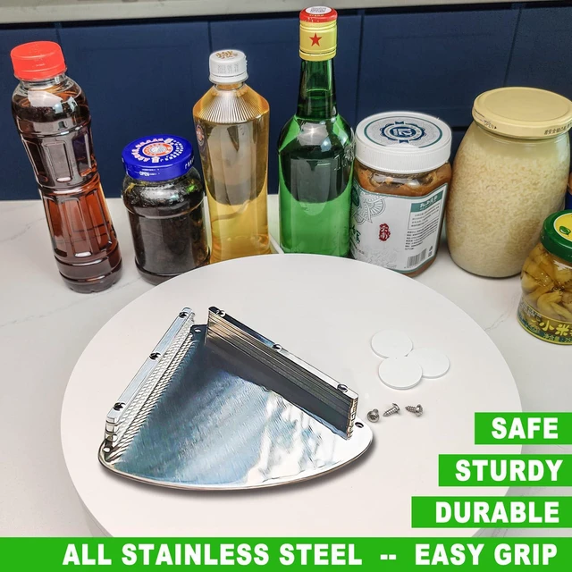 Alt view image 4 of 6 - Latest Jar Opener - Under Cabinet Jar Openers for Seniors With Arthritis or Weak Hands - Under Counter Can Opener-Jar Lid & Bottle Cap Opener Tool - All Stainless Steel Material