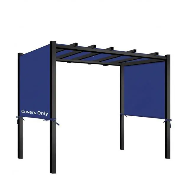 Main image of Universal Waterproof Pergola Canopy Shade Cover Replacement - 17'x6.8' Outdoor Sun Shades Canopy Top for Patio Gazebo Deck Balcony Porch, Cover Only (Blue)