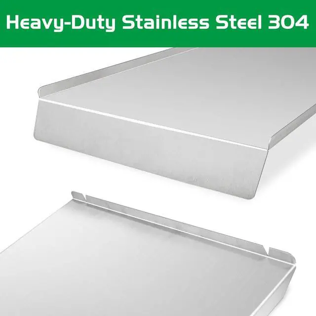 Alt view image 4 of 6 - Unidanho Drip Tray for Traeger Pro 780 Grease Pan Pellet Grill Replacement Parts KIT0443 BCA1283 Heat Baffle Deflector Diffuser Stainless Steel Smoker Grilling Part BBQ Accessories