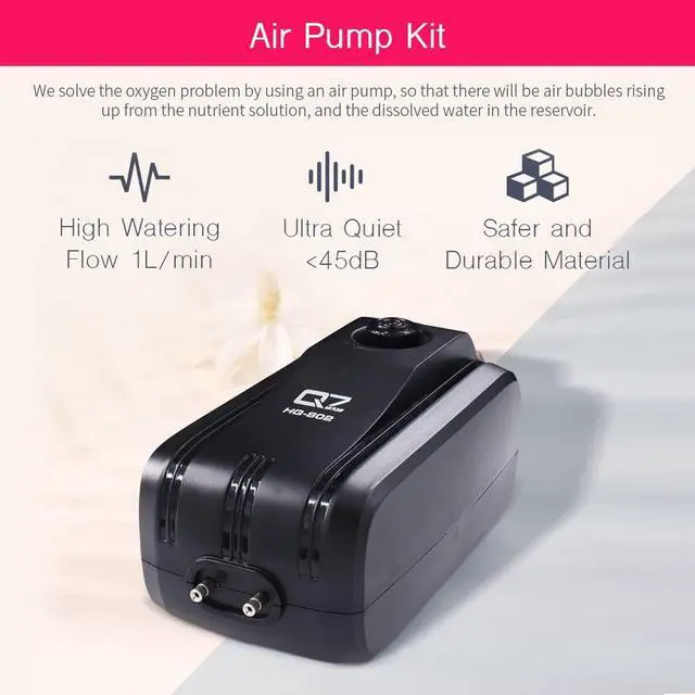 Alt view image 6 of 7 - LAWNFUL 2 Hydroponic Buckets Kit for Plants, Hydroponics Growing System for Herbs/Tomato/Vegetables, DWC System with Air Pump & Germination Tray (Complete Indoor Hydroponic Gardening Supplies)
