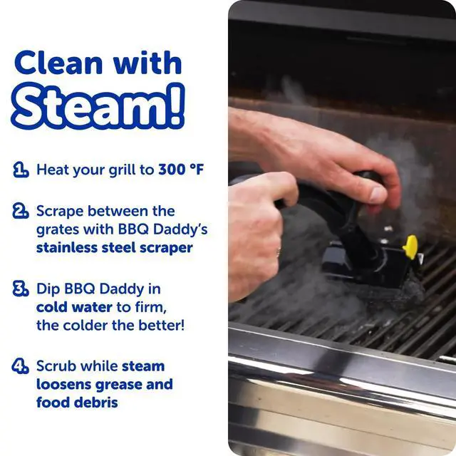 Alt view image 2 of 7 - Scrub Daddy Household Cleaning + BBQ Bundle - BBQ Daddy Bristle Free Grill Brush - 2 Microfiber Cleaning Towels - All Purpose Cleaner PowerPaste Cleaning Paste + Scrub Mommy Sponge