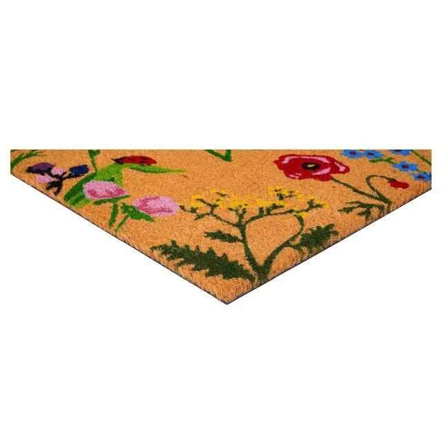 Alt view image 4 of 7 - Calloway Mills 105993048 Floral Hello Doormat, 30"x48"