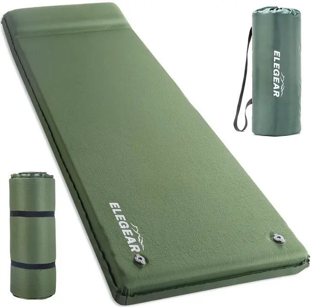 Main image of Elegear CumbreX Self Inflating Sleeping Pad, 3.15" Ultra-Thick Memory Foam Camping Pad with Pillow Fast Inflating in 20s Insulated Camping Mattress Pad 4-Season Camp Sleeping Mat for Camp/Travel/Tent