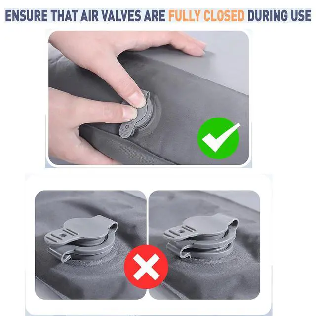 Alt view image 5 of 6 - Elegear Camping Sleeping Pad with Multi-Function Electric Pump, 4 Ultra-Thick & 1100lb Ultra-Support Camping Air Mattress, Durable Sleeping Pad for Camping/Hiking/Tent/Home/Car Travel
