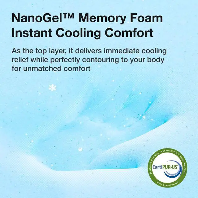 Alt view image 3 of 7 - Novilla Twin Mattress, 6 Inch Twin Bed Mattress for Kids, Gel Memory Foam Mattresses for Cooling Night Sleep & Pressure Relief, CertiPUR-US Certified