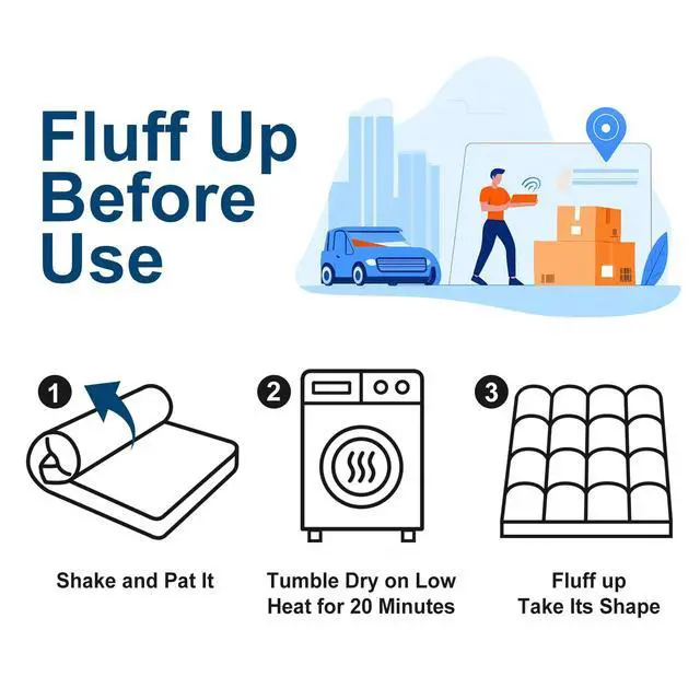 Alt view image 6 of 6 - COONP Queen Mattress Topper, Extra Thick Pillowtop, Cooling and Plush Mattress Pad Cover Cotton Top Bed Topper Protector with 8-21 Inch Deep Pocket
