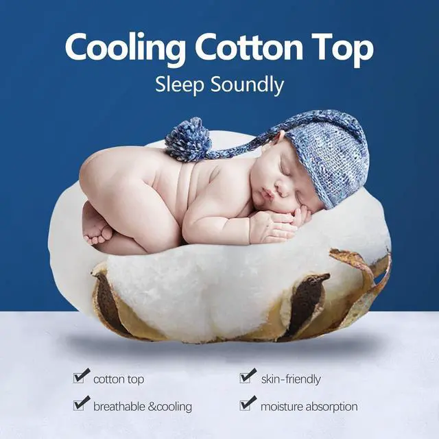 Alt view image 3 of 6 - COONP Queen Mattress Topper, Extra Thick Pillowtop, Cooling and Plush Mattress Pad Cover Cotton Top Bed Topper Protector with 8-21 Inch Deep Pocket