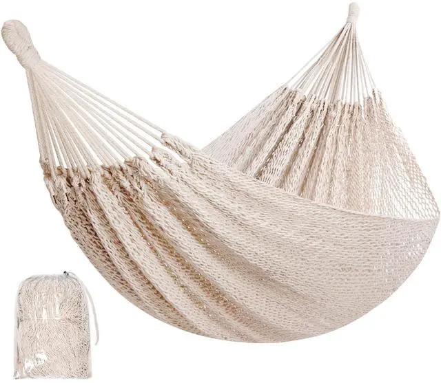 Main image of Handwoven Mayan Hammock - Portable Family Hammock with Carry Bag Matrimonial Size Multi-Color Handmade Hammock for Travel Camping Backyard, Porch, Outdoor or Indoor Use