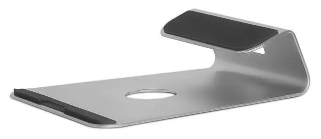 Alt view image 2 of 7 - Mount-It! Tilted Laptop Riser for MacBook and iPad Pro - Ergonomic Laptop and Tablet Wedge - Notebook Cooling Stand for MacBook Pro, Chromebook, iPad Pro, Drawing Tablets with 11"-15" Screens