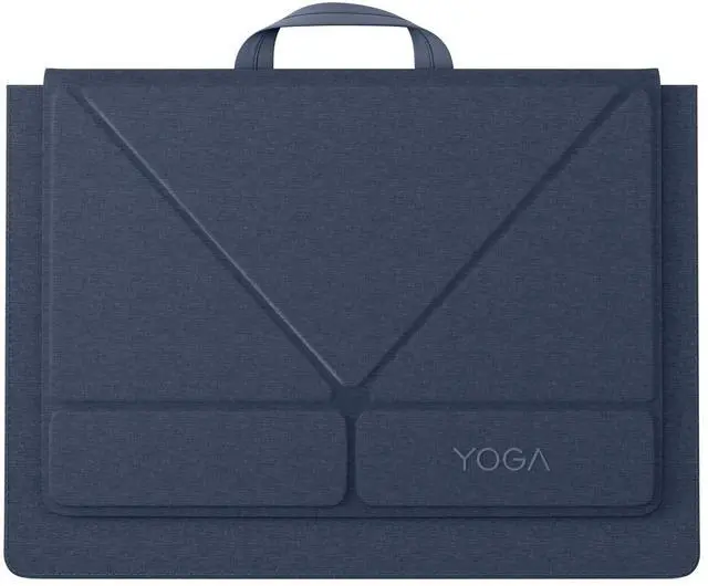 Main image of Lenovo Yoga Tote Sleeve Case for Laptops with 16-inch Display, Multi-Compartment Organizer with Convertible Stand, Lightweight Protective Polyester & Microfiber Sleeve, Cosmic Blue