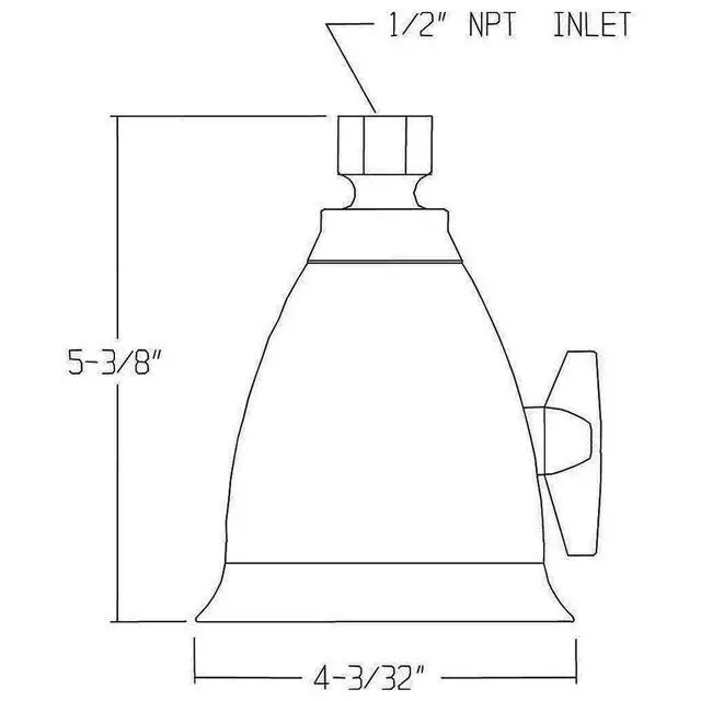 Alt view image 4 of 4 - Speakman S-2005-HB-BC Hotel Anystream High Pressure 2.5 GPM Adjustable Shower Head, Brushed Chrome