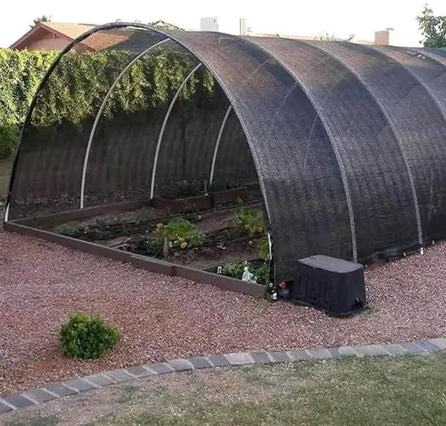 Alt view image 7 of 7 - Lawcephun 60% Shade Cloth Roll 6ft x 100ft - HDPE Sun Shade Fabric Roll, UV Block Cuttable Shade Mesh for Garden, Greenhouse, Patio, Pergola - Black Outdoor Sunblock Shade Netting