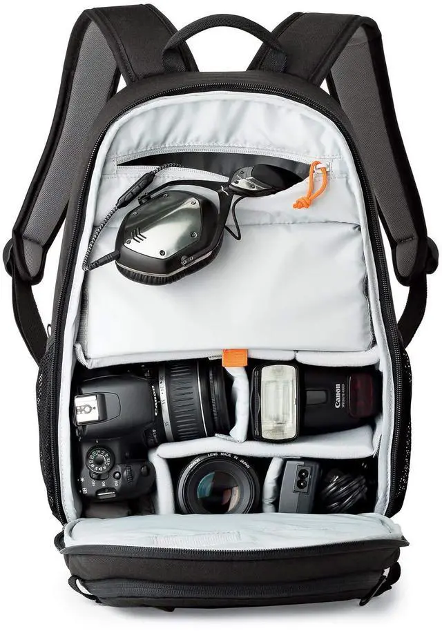 Alt view image 4 of 6 - Lowepro Tahoe BP 150, Camera Bag, Lightweight Compact Camera Backpack for Cameras, CSC, DJI Spark Drone, Black, 27.5 x 21.7 x 40.3 cm, Medium LP36892-PWW
