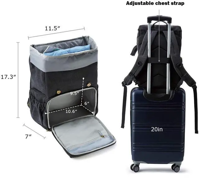 Alt view image 6 of 6 - BAGSMART Camera Backpack, Large DSLR/SLR Waterproof Photography Bag Fit up to 15" Laptop with Tripod Holder, Waist Belt and Rain Cover, Black