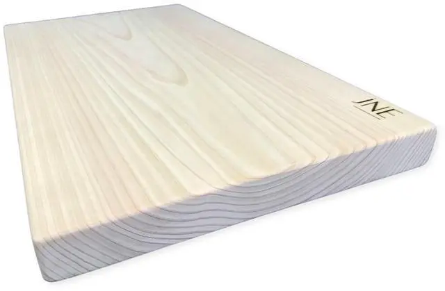 Alt view image 6 of 7 - Hinoki Cypress Reversible Wood Cutting Board, 17.3" x 9.5" x1", Chopping Board, Butcher Board, Serving Board, Solid Single Piece, No Joint, No Glue | Holiday Gift
