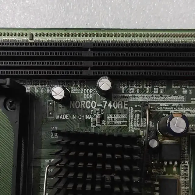 Alt view image 3 of 3 - NOCRO-740AE Full length Industrial Control Motherboard