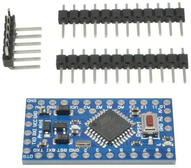 Mini Pro Microcontroller Development Board Atmega328P Microcontroller Demo Board Pin row unsoldered for