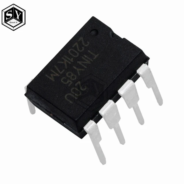 Alt view image 6 of 6 - 1PCS ATTINY85-20PU DIP-8 Microcontroller IC Chip Compact MCU for & DIY Electronics Projects