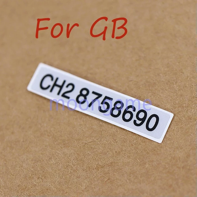 Alt view image 2 of 3 - 1500pcs Serial Number Sticker Shell el For GB GBC GBP Game Machine Shell Back el Sticker Accessories