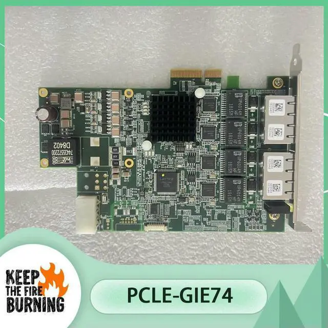 Alt view image 3 of 3 - PCle-GIE74 Image Acquisition Card Four-channel PoEW PCIE Ex4