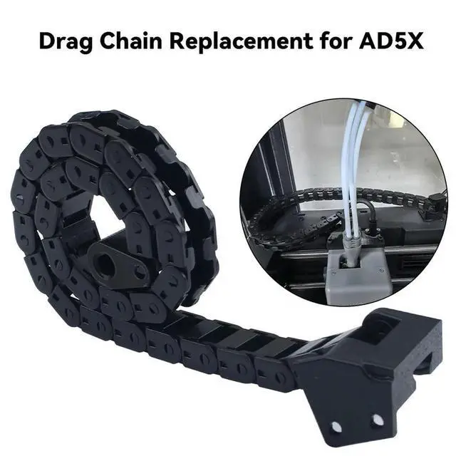 Alt view image 3 of 3 - For Flashforge Adventurer 5X For AD5X 3D Printer Open Drag Chain Cable Carrier Upgraded Parts 3D Printer Accessories P