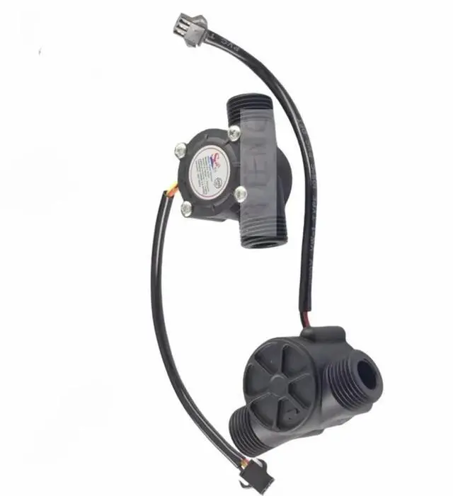 Alt view image 3 of 3 - YF-S201 water flow sensor DC 5-18V flowmeter Hall Flow sensor Water Control Flow sensor switch 1-30L/min 2.0MPa (small volume)