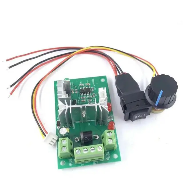 Alt view image 3 of 3 - CCM2 micro DC gear motor small motor speed regulation PWM controller 12V24V forward and reverse switch accessories