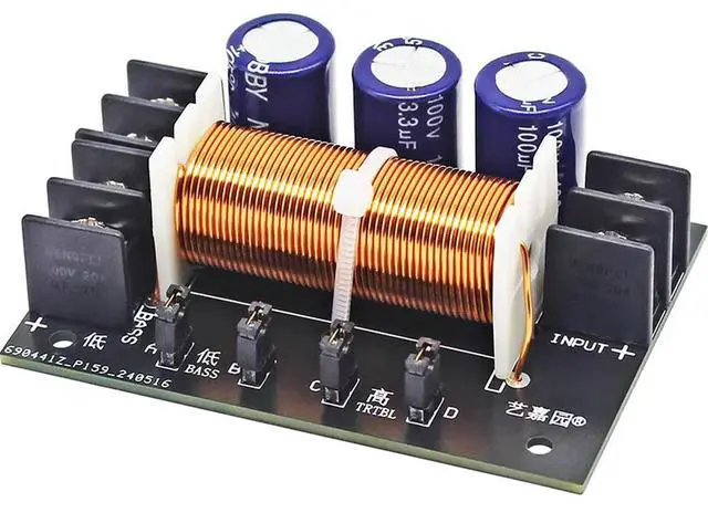 Alt view image 3 of 3 - 400W high and low frequency divider solderless DIY debuggable universal speaker speaker 2 way divider sound board module