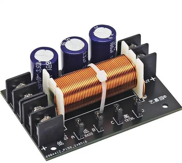 Main image of 400W high and low frequency divider solderless DIY debuggable universal speaker speaker 2 way divider sound board module