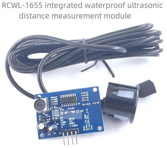 Main image of RCWL-1655 integrated waterproof ultrasonic ranging module GPIO serial port IIC single bus ranging sensor 2.8-5.5V