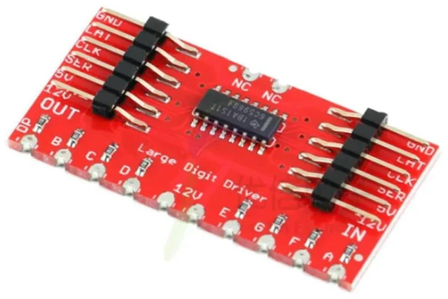 Alt view image 2 of 3 - DC5V TPIC6C596 8-bit shift register 7-segment digital tube driver register module