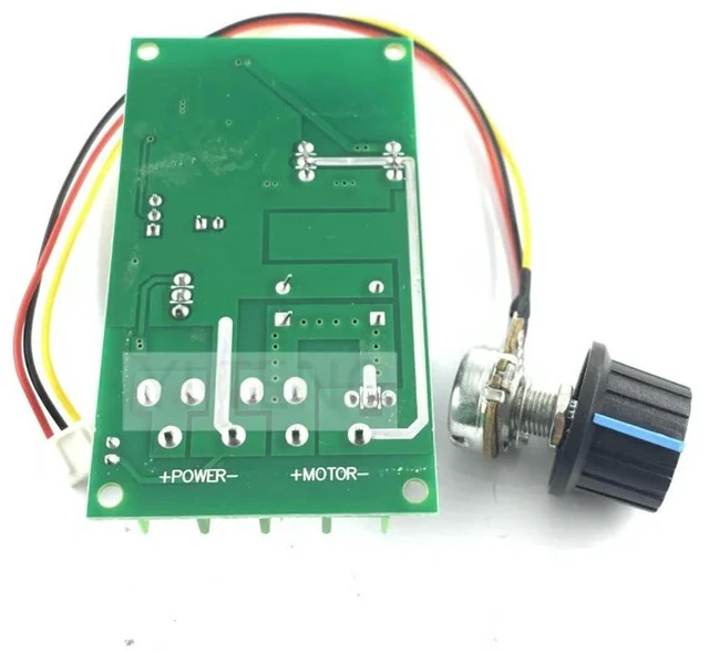 Alt view image 2 of 3 - DC10-60V DC motor governor 12V 24V 36V 48V High power drive module PWM motor governor 20A current regulator in stock