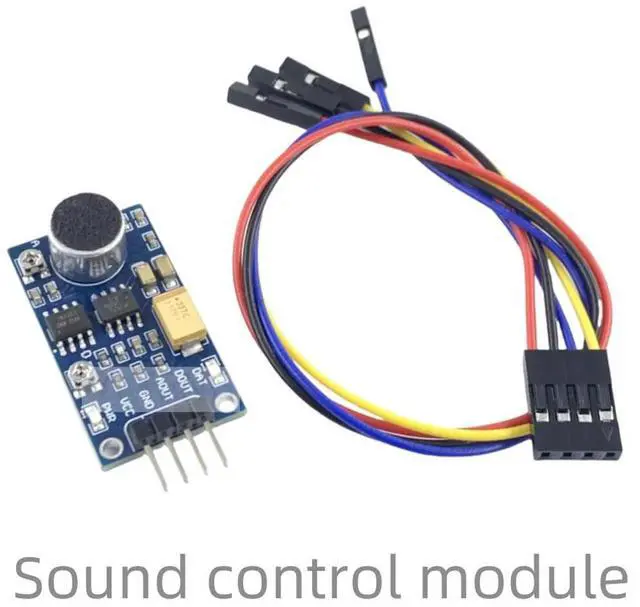 Main image of 1Pcs Sound control module 3.3V to 5.3V Sound detection module LM386 is compatible with in stock
