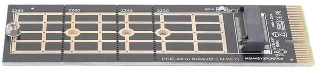 Main image of PCI-E To M.2 Convert Adapter Nvme SSD Adaptor Card PCI-E 3.0 X4 To Nvme M.2 Adapter Support 2230 2242 2260 2280 SSD