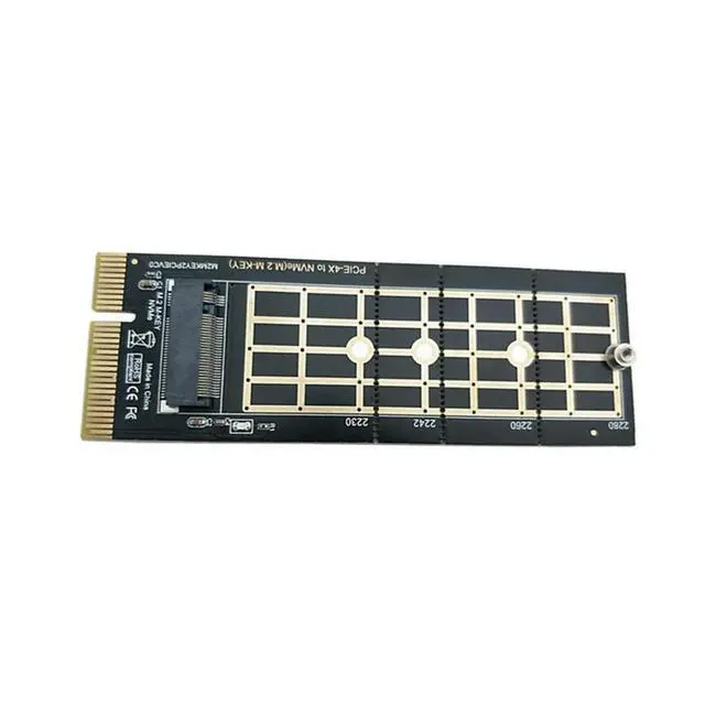 Alt view image 2 of 3 - PCI-E To M.2 Convert Adapter Nvme SSD Adaptor Card PCI-E 3.0 X4 To Nvme M.2 Adapter Support 2230 2242 2260 2280 SSD